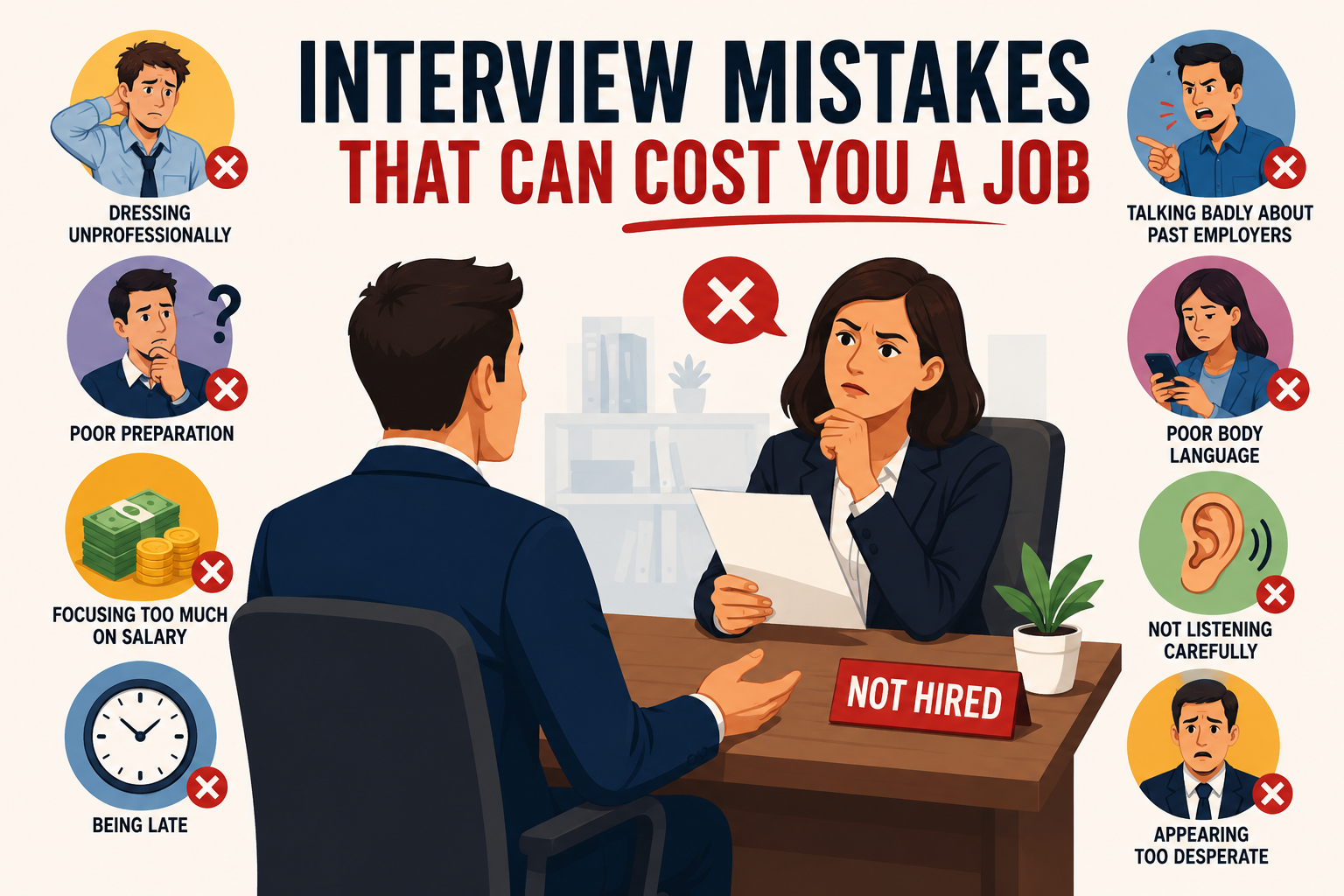 Interview Mistakes That Can Cost You a Job